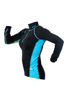 Dámské merino tričko KASK - Womens Polo 300, černá