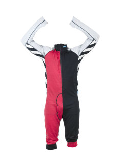 Pánská merino kombinéza KASK - One Piece 160, červená/černá
