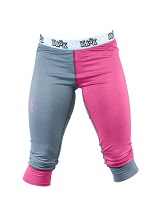 Dámské merino kalhoty KASK - Womens Longjohn HOT 200 3/4, šedá/růžová