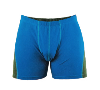 Pánské merino boxerky KASK - Boxer 200, světle modrá
