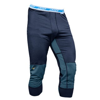 Pánské merino kalhoty KASK - Mens Longjohn 3/4 HOT 160, blue steel