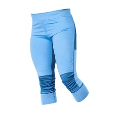 Dámské merino kalhoty KASK - Woman Longjohn 3/4 HOT 160, denim blue