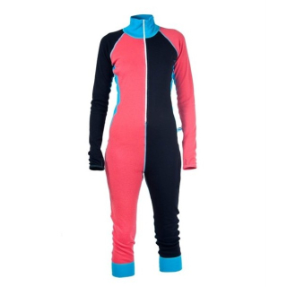 Dámská merino kombinéza KASK - One Piece 300 Woman, černá/červená