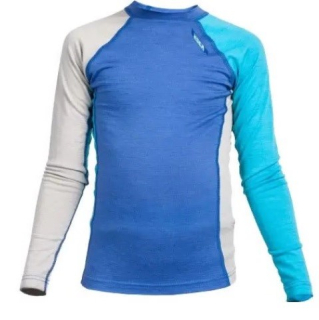 Dětské merino tričko KASK - Junior Crew 200, fialová