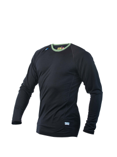 Pánské merino tričko KASK - Crew 200, černá