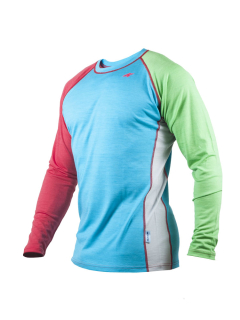 Pánské merino tričko KASK - Crew 160, světle modrá